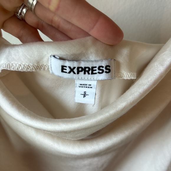 Express Classic White Midi Dress - Picture 3 of 5